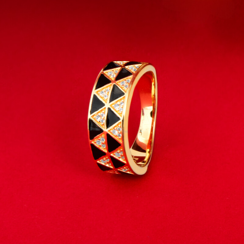 Weißer Topas-Silberring