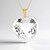 Collier en argent et Quartz blanc (Gems en Vogue)