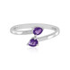 Anillo en plata con Amatista de Siberia