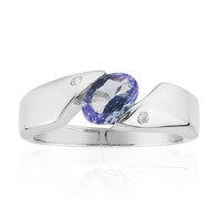 Anello in argento con Tanzanite (non riscaldata)
