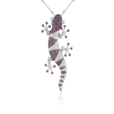 Edelstein-Silberhalskette (Dallas Prince Designs)