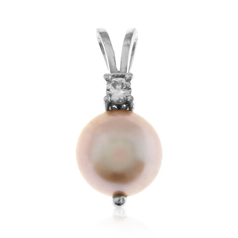 Akoya-Perlen-Silberanhänger