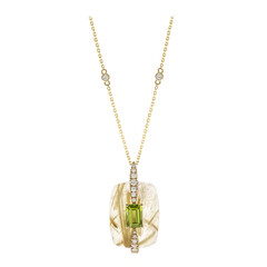 Collier en or et Quartz rutile (Cheveux de Vénus) (CIRARI)