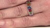 Zilveren ring met saffieren