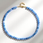 Collana in argento con Quarzo Blu