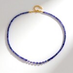 Collana in argento con Tanzanite
