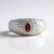 Anello in argento con Rubino Tanzania (SAELOCANA)