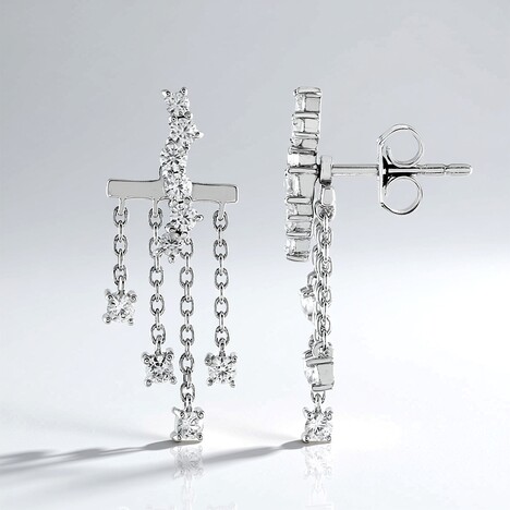 Orecchini in argento con Zircone