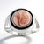 Anello in argento con Rodocrosite (Jones Lee)