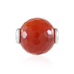 Zilveren hanger met een Rode onyx (MONOSONO COLLECTION)