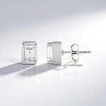 Boucles d'oreilles en argent et Zircon