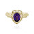 Uruguay-Amethyst-Goldring (Ornaments by de Melo)