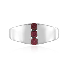 Anello in argento con Tormalina Rosa Nigeriana