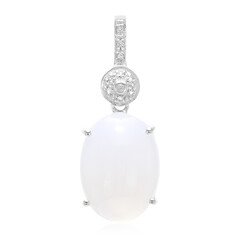 Türkischer Chalzedon-Silberanhänger