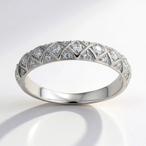 Anello in argento con Zircone (Adela Silber)
