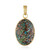 Zilveren hanger met een Venus chalcedoon (Bali Barong)