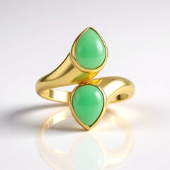 Anello in argento con Crisoprasio