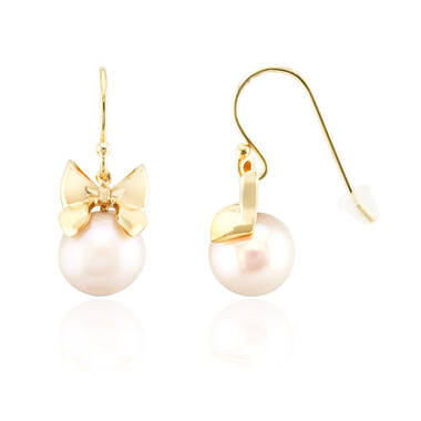 Orecchini in argento con Perla d'Acqua Dolce Bianca