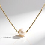 Collana in argento con Perla Akoya (TPC)