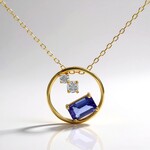 Collana in oro con Tanzanite AAA (CIRARI)