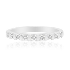 Zilveren ring met I1 (G) Diamanten