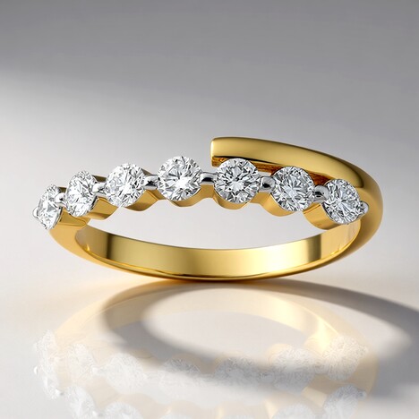 Anello in oro con Diamante VVS1 (G) (Annette)