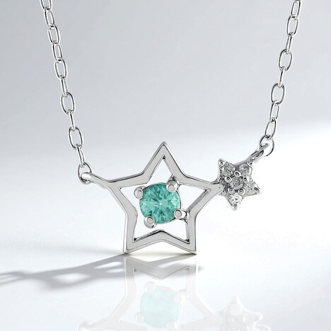 Collana in argento con Apatite Blu