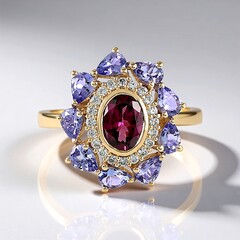 Anello in oro con Umbalite