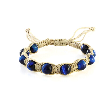Bracciale con Occhio di Tigre Blu
