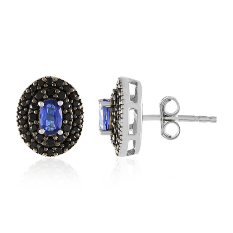 Orecchini in argento con Cianite del Nepal