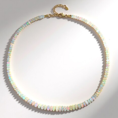 Collana in argento con Opale di Welo