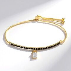 Bracciale in argento con Topazio Bianco