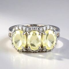 Anello in argento con Ortoclasio