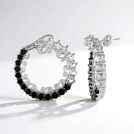 Orecchini in argento con Topazio Bianco (Dallas Prince Designs)