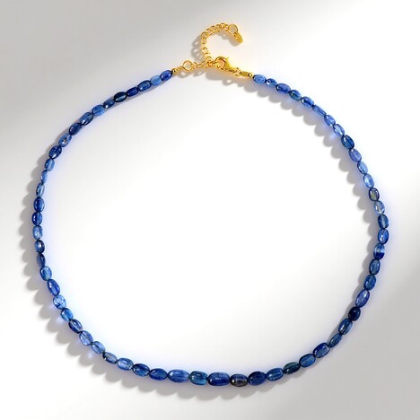 Collana in argento con Cianite del Nepal