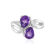 Marokkanischer Amethyst-Silberring
