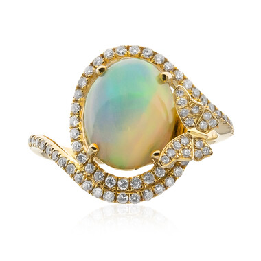 Anello in oro con Opale di Welo AAA (CIRARI)