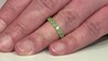 Zilveren ring met Colombiaanse smaragden