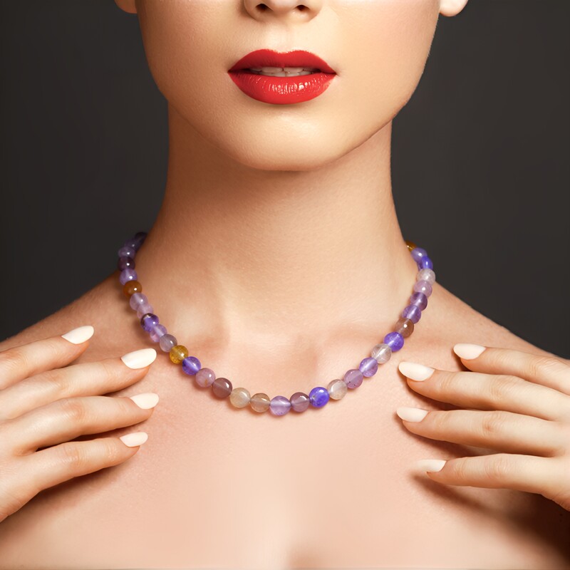 Collar en plata con Cuarzo