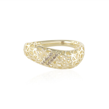 Anello in oro con Diamante Cioccolato I1 (Ornaments by de Melo)