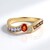 Anello in oro con Zaffiro Tramonto (Adela Gold)