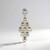 Ciondolo in argento con Zaffiro Fancy