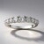 Anello in argento con Topazio Bianco