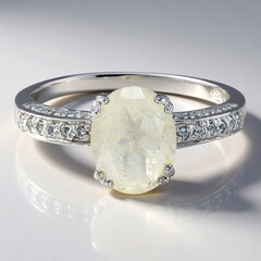 Anello in argento con Quarzo Rutilato