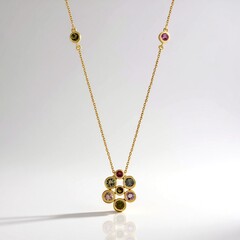 Collana in argento con Tormalina