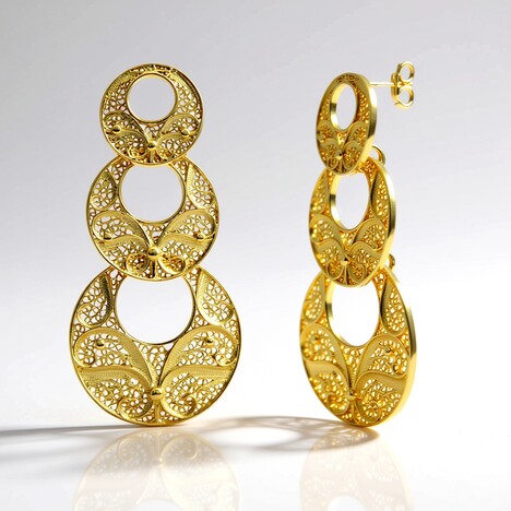 Orecchini in argento (Joias do Paraíso)