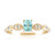 Brasilianischer Paraiba-Turmalin-Goldring (AMAYANI)