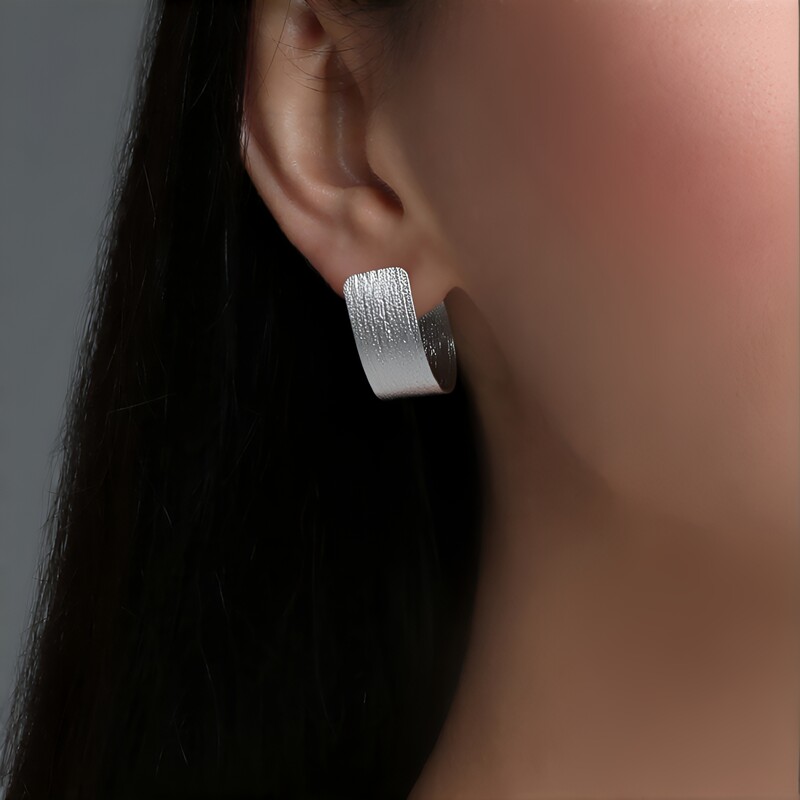 Pendientes en plata (Joias do Paraíso)