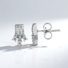 Orecchini in argento con Zircone