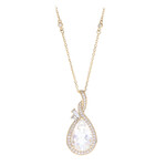 Collana in oro con Pietra di Luna Arcobaleno (CIRARI)